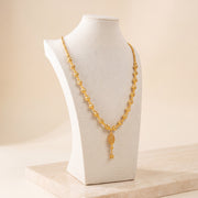 Full Beads Mala Necklace 31 on travertine
