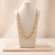 Full Beads Mala Necklace 44 on travertine
