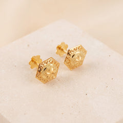 Hexa Shape Tops (D3) on travertine