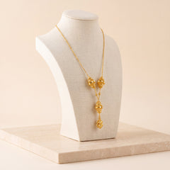 Kids 3 Piece RP Mala Necklace 20 on travertine