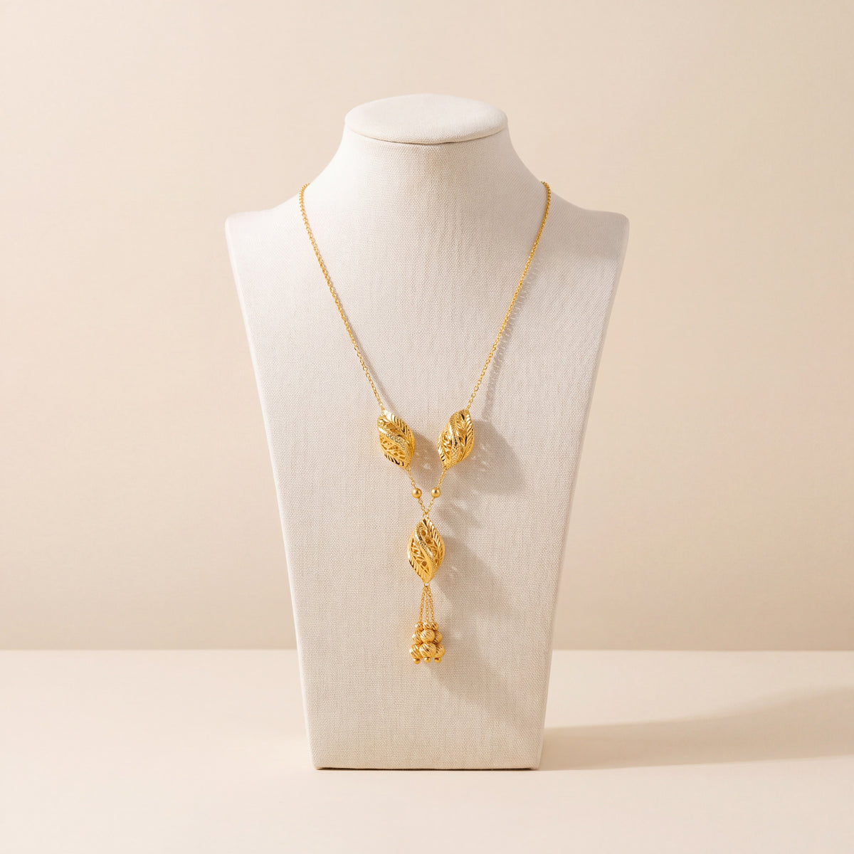Kids 3 Piece RP Mala Necklace 26, 925 silver 24K gold plated