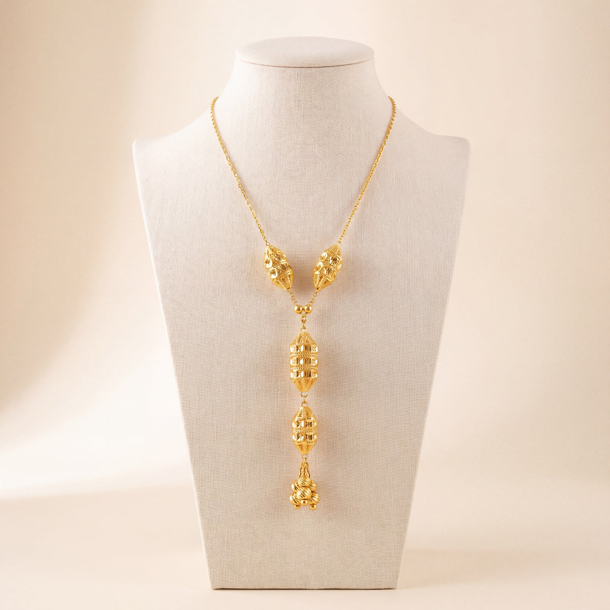 Kids 4 Piece RP Mala Necklace 1, 925 silver 24K gold plated