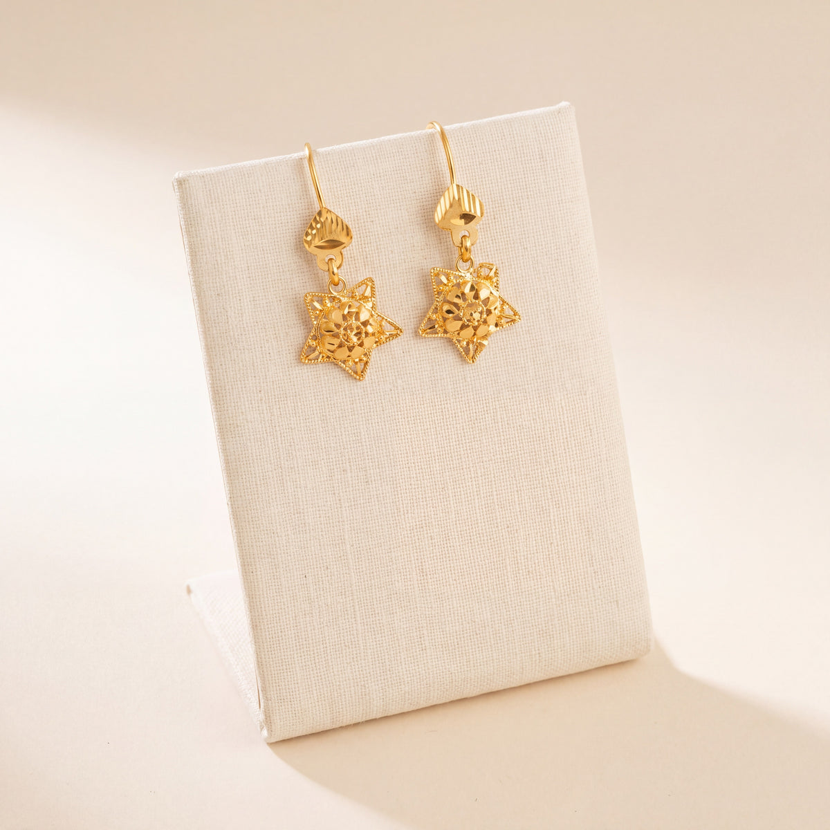 Kids Casting Earrings 2, 925 silver 24K gold plated