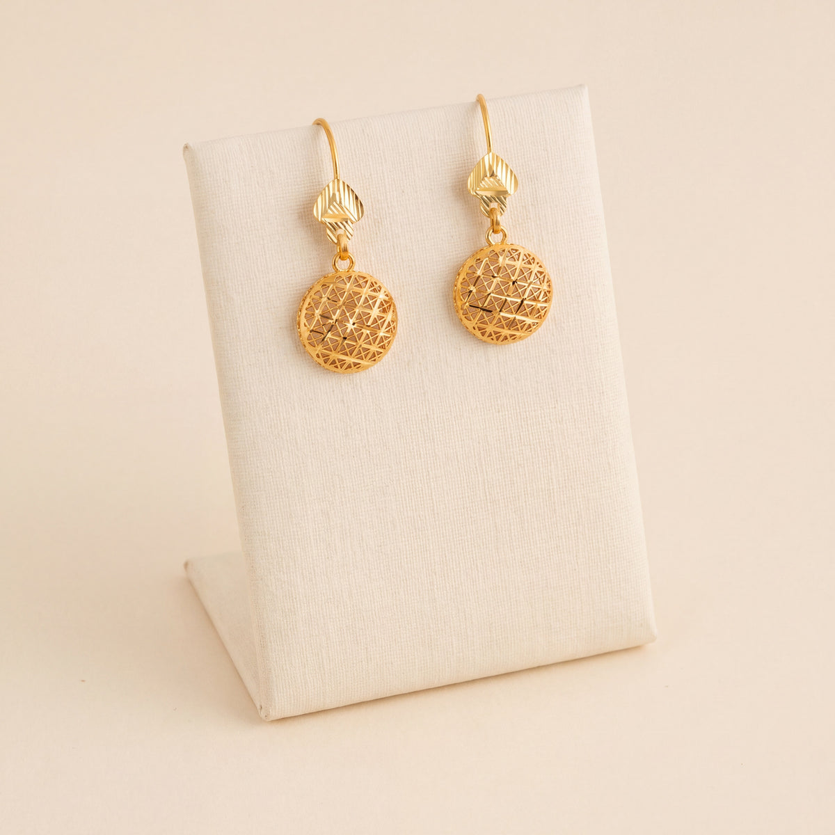 Kids Casting Earrings 29, 925 silver 24K gold plated