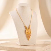 Kids Casting Mala Necklace 10 on travertine