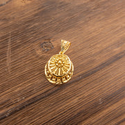 Kid's Casting Pendants D48 — 925 silver, 24K gold-plated pendant