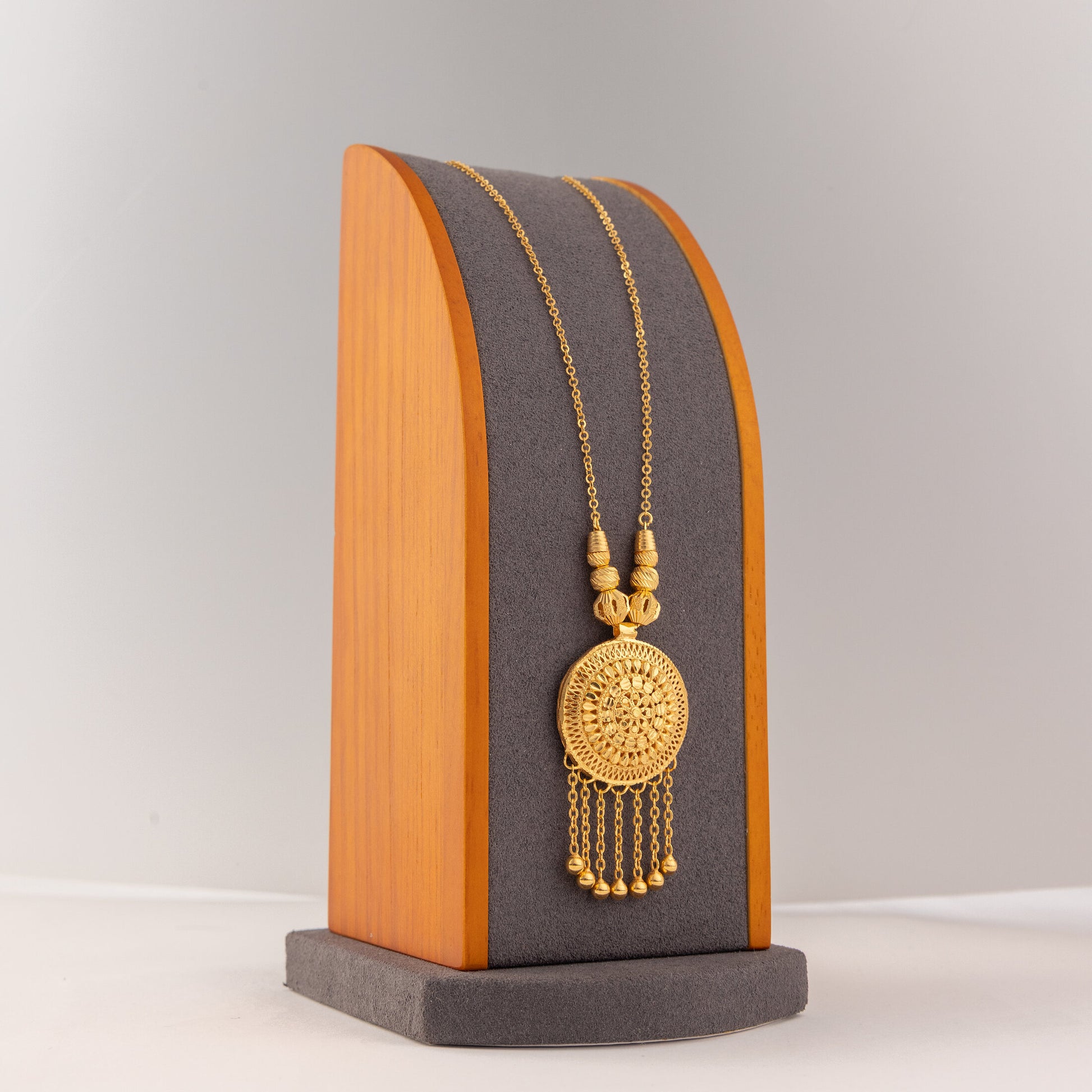 Kids Stamp Mala (D1) - 925 Silver & 24K Gold Plated - Falaq Jewellery Oman