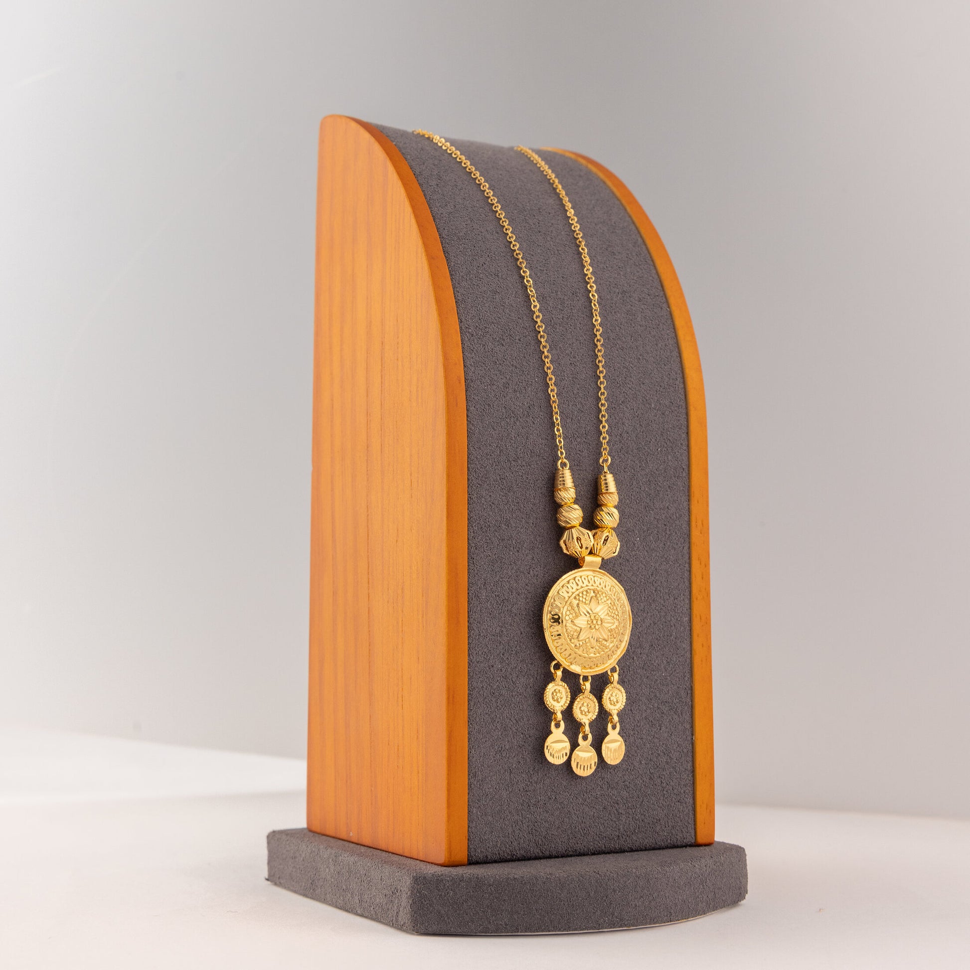 Kids Stamp Mala (D2) - 925 Silver & 24K Gold Plated - Falaq Jewellery Oman