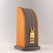 Kids Stamp Mala (D4) - 925 Silver & 24K Gold Plated - Falaq Jewellery Oman