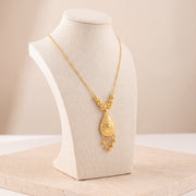 Kids Stamp Mala Necklace 5 on travertine
