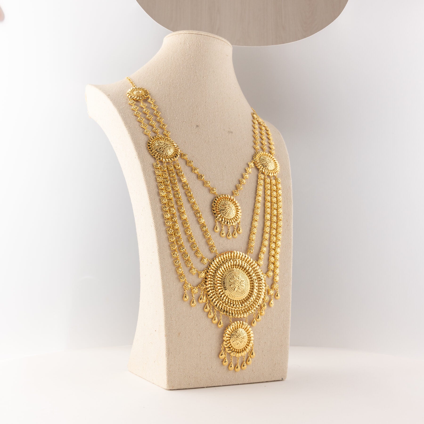Kursi Jabar Necklace (D20) - 925 Silver & 24K Gold Plated