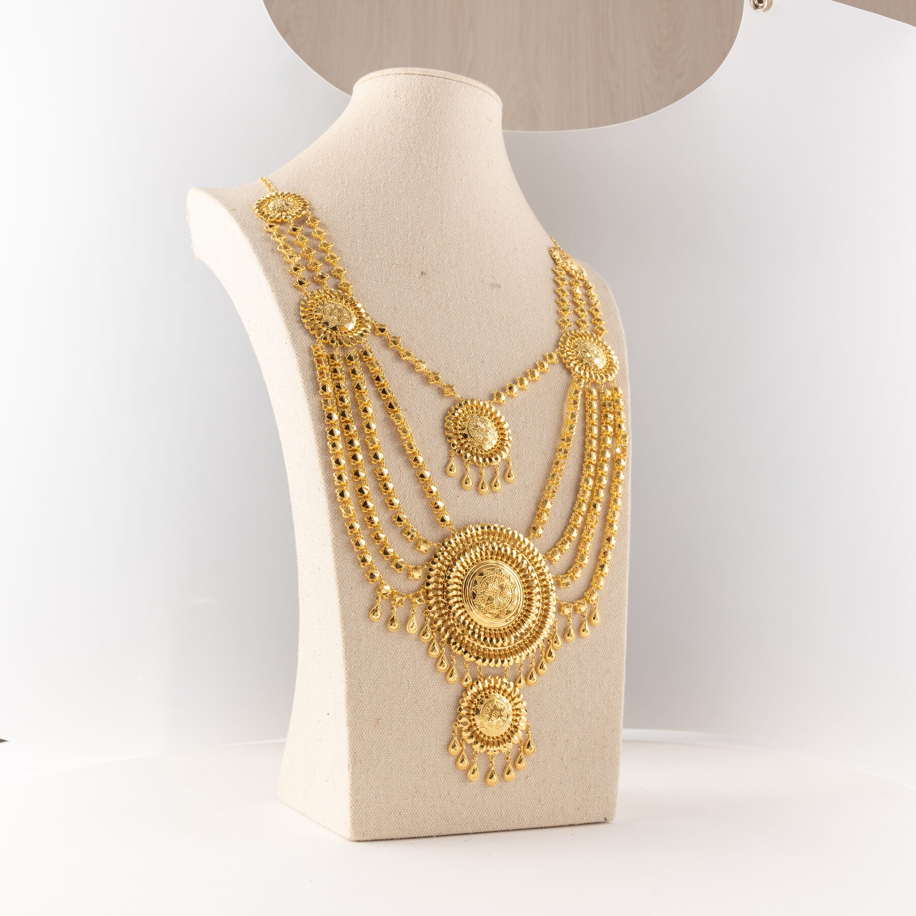 Kursi Jabar Necklace (D21) - 925 Silver & 24K Gold Plated
