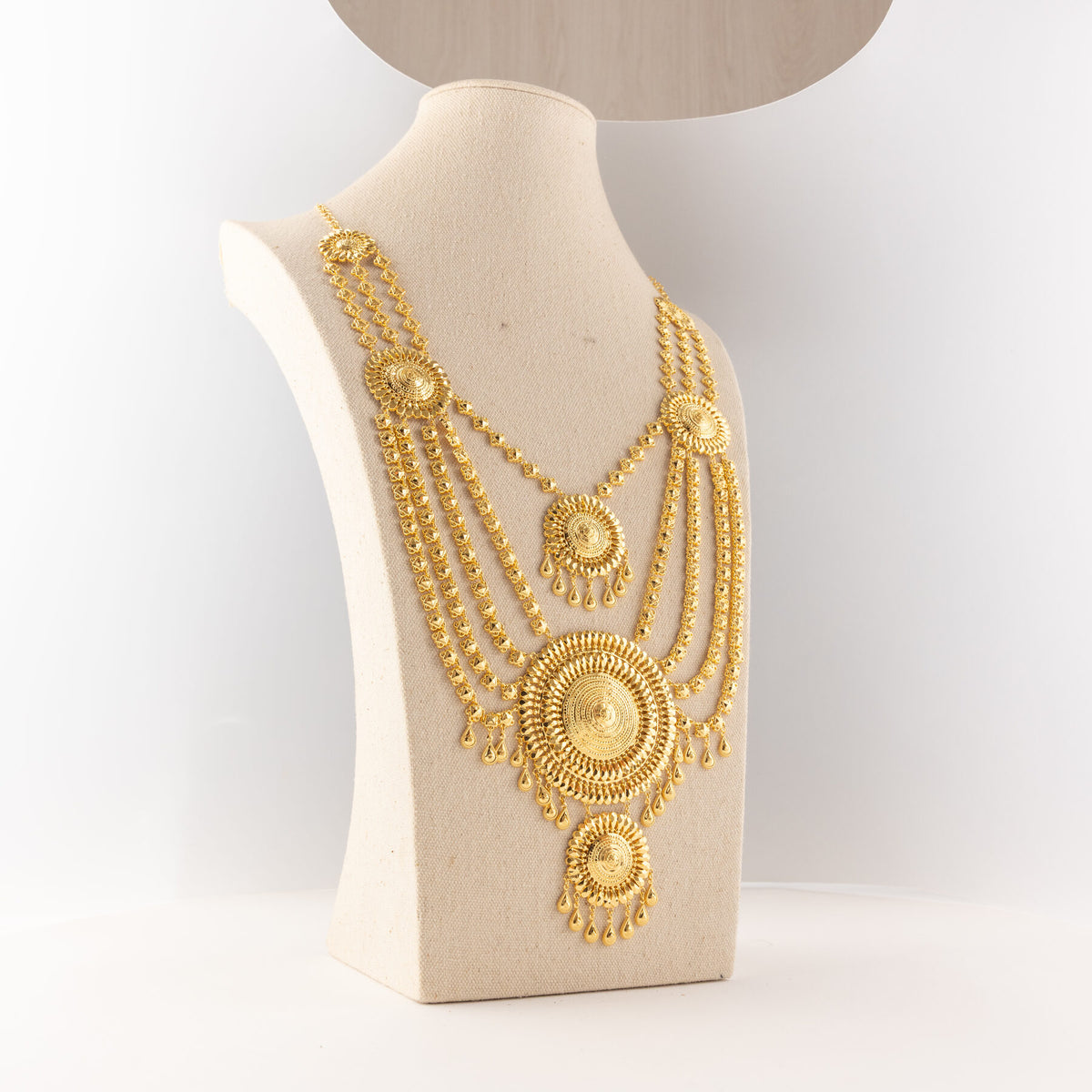 Kursi Jabar Necklace (D22) - 925 Silver & 24K Gold Plated