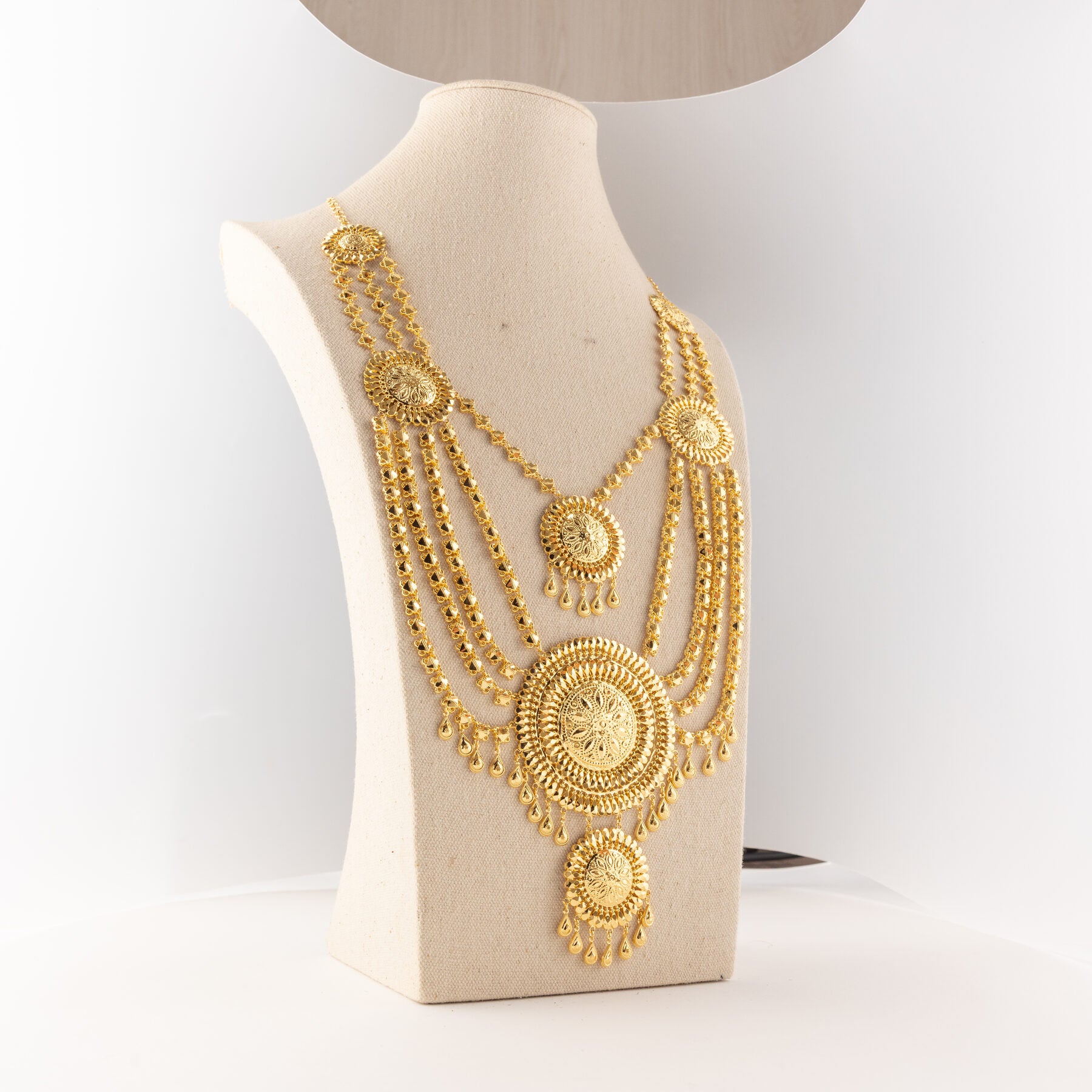 Kursi Jabar Necklace (D23) - 925 Silver & 24K Gold Plated