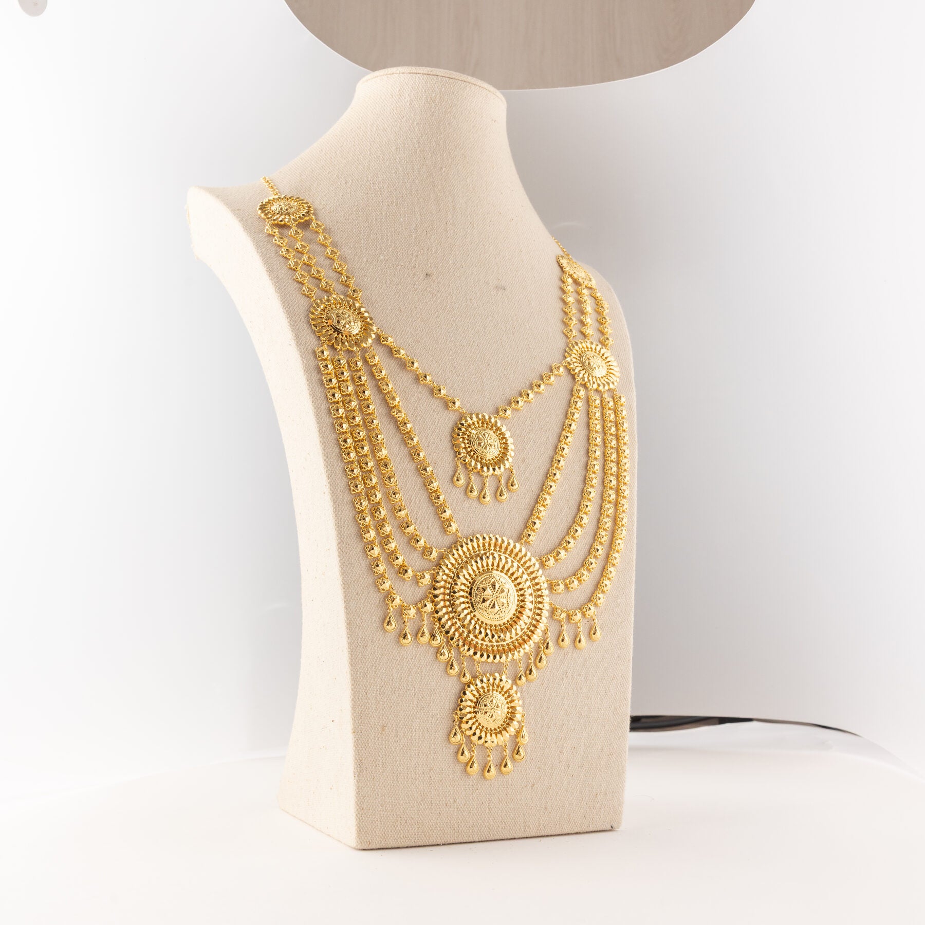 Kursi Jabar Necklace (D24) - 925 Silver & 24K Gold Plated