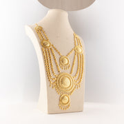 Kursi Jabar Necklace (D25) - 925 Silver & 24K Gold Plated