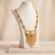 Moon Mala Necklace Big 6 on travertine