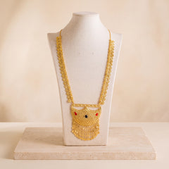 Moon Moria Necklace 45 on travertine