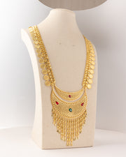 Moon Shaped Moria (D56) - 925 Silver & 24K Gold Plated - Falaq Jewellery Oman