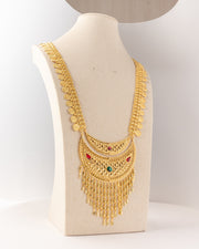 Moon Shaped Moria (D59) - 925 Silver & 24K Gold Plated - Falaq Jewellery Oman