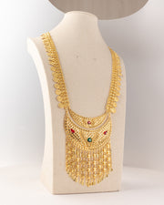 Moon Shaped Moria (D60) - 925 Silver & 24K Gold Plated - Falaq Jewellery Oman