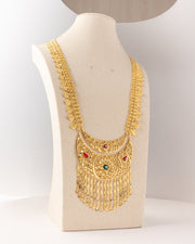 Moon Shaped Moria (D61) - 925 Silver & 24K Gold Plated - Falaq Jewellery Oman