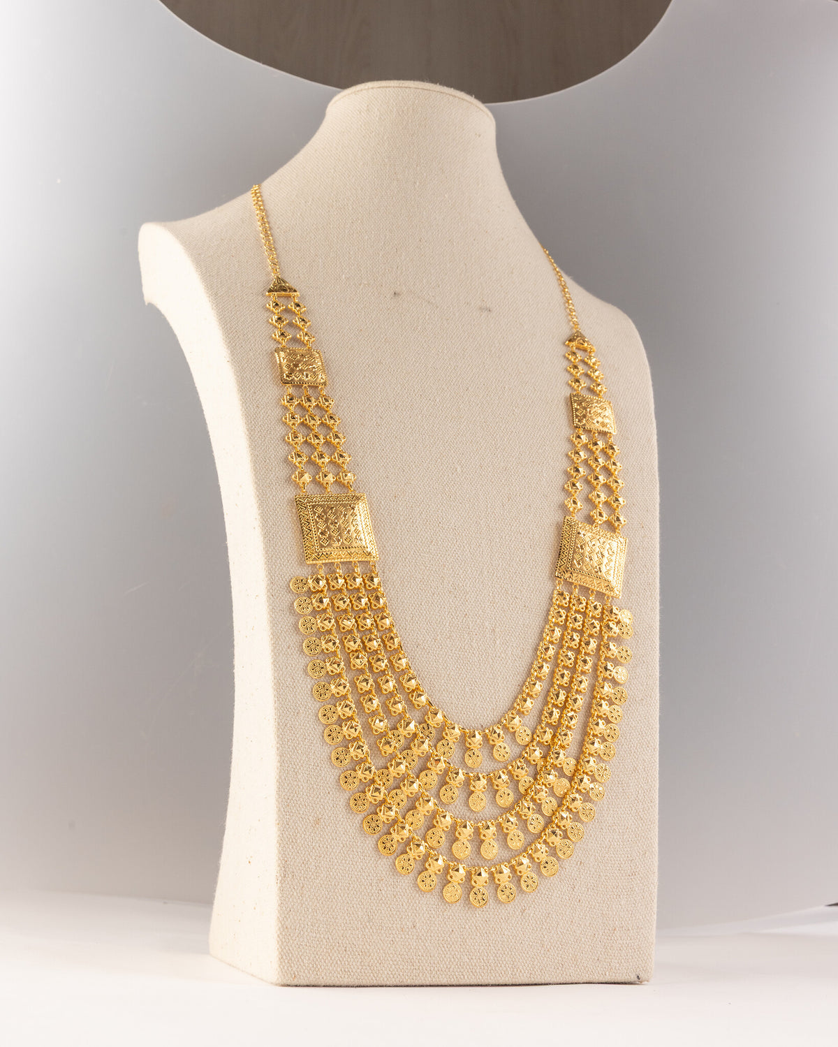Multi Layered Moria (D7) - 925 Silver & 24K Gold Plated - Falaq Jewellery Oman