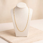 Round Link Chain on travertine