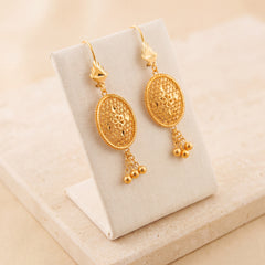 RP Earrings 14 on travertine