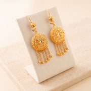 RP Earrings 15 on travertine