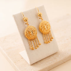 RP Earrings 15 on travertine