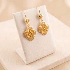 RP Earrings 18 on travertine