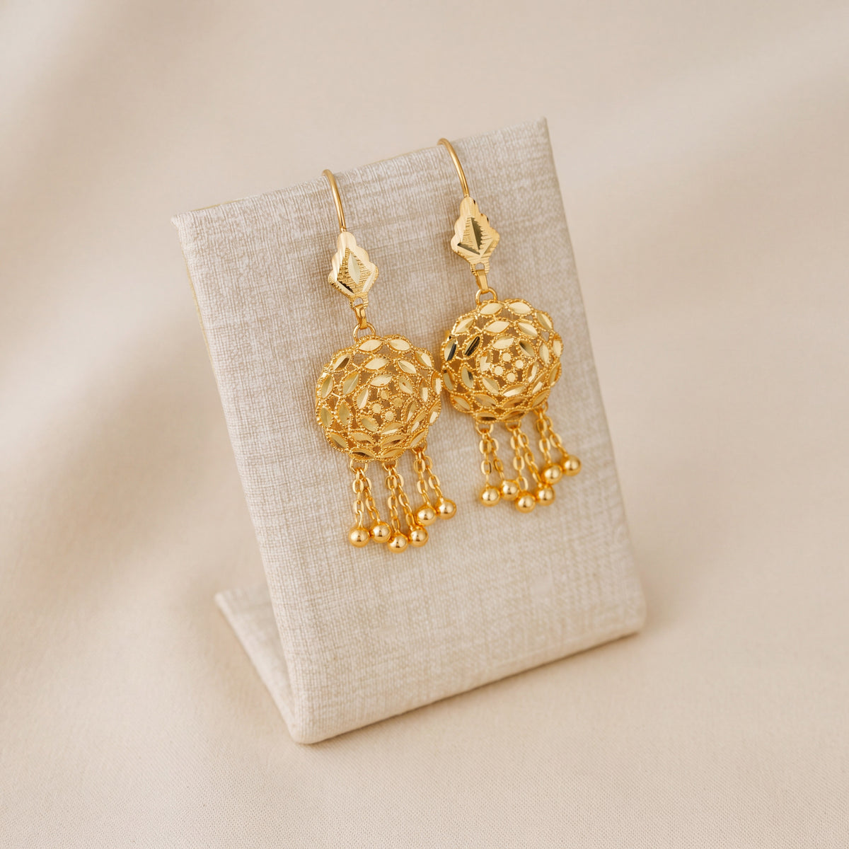 RP Earrings 2, 925 silver 24K gold plated