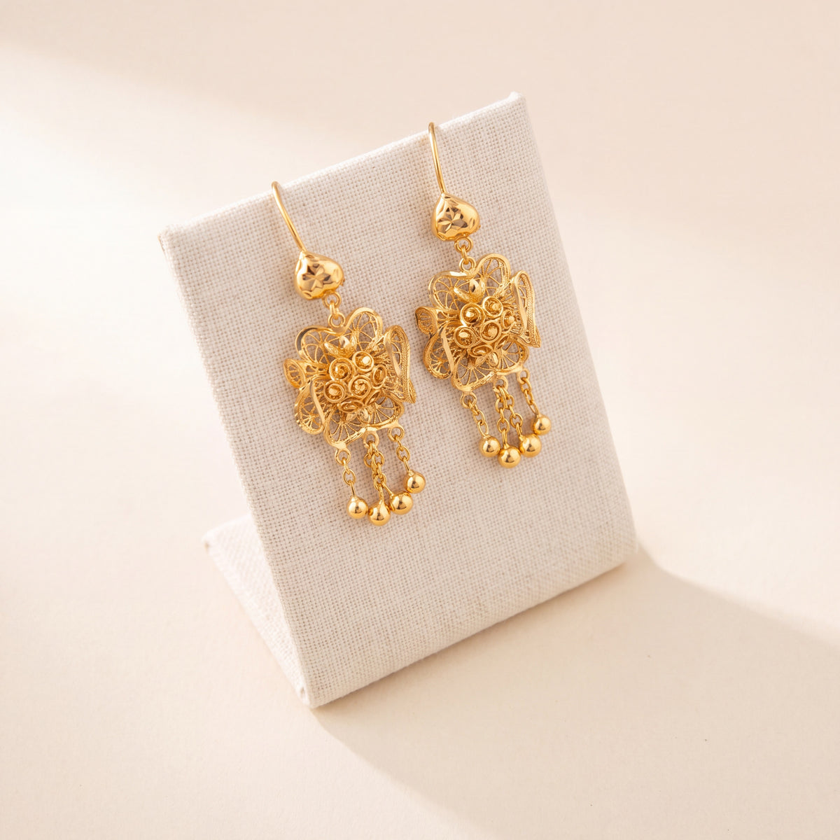 RP Earrings 22, 925 silver 24K gold plated