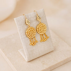 RP Earrings 3 on travertine