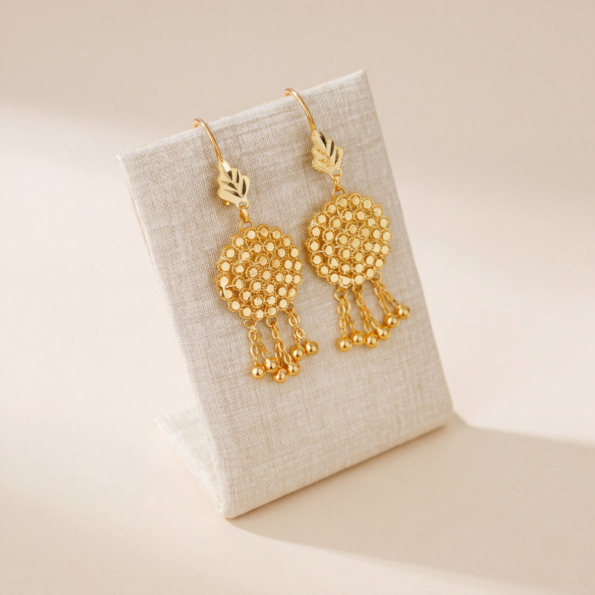 RP Earrings 3, 925 silver 24K gold plated