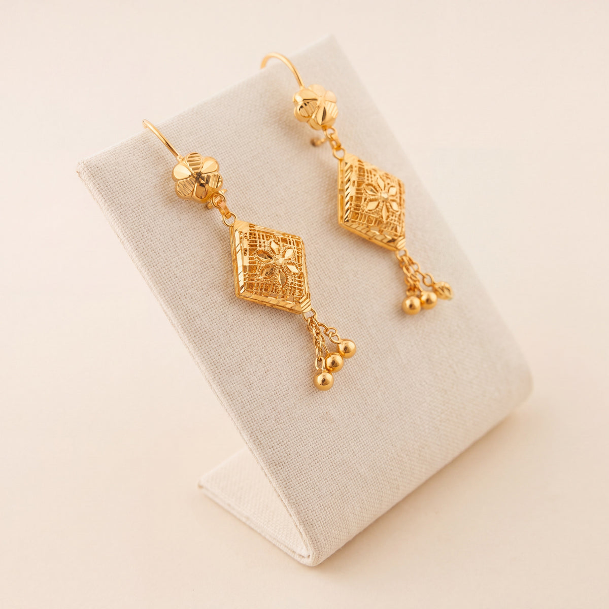 RP Earrings 7, 925 silver 24K gold plated