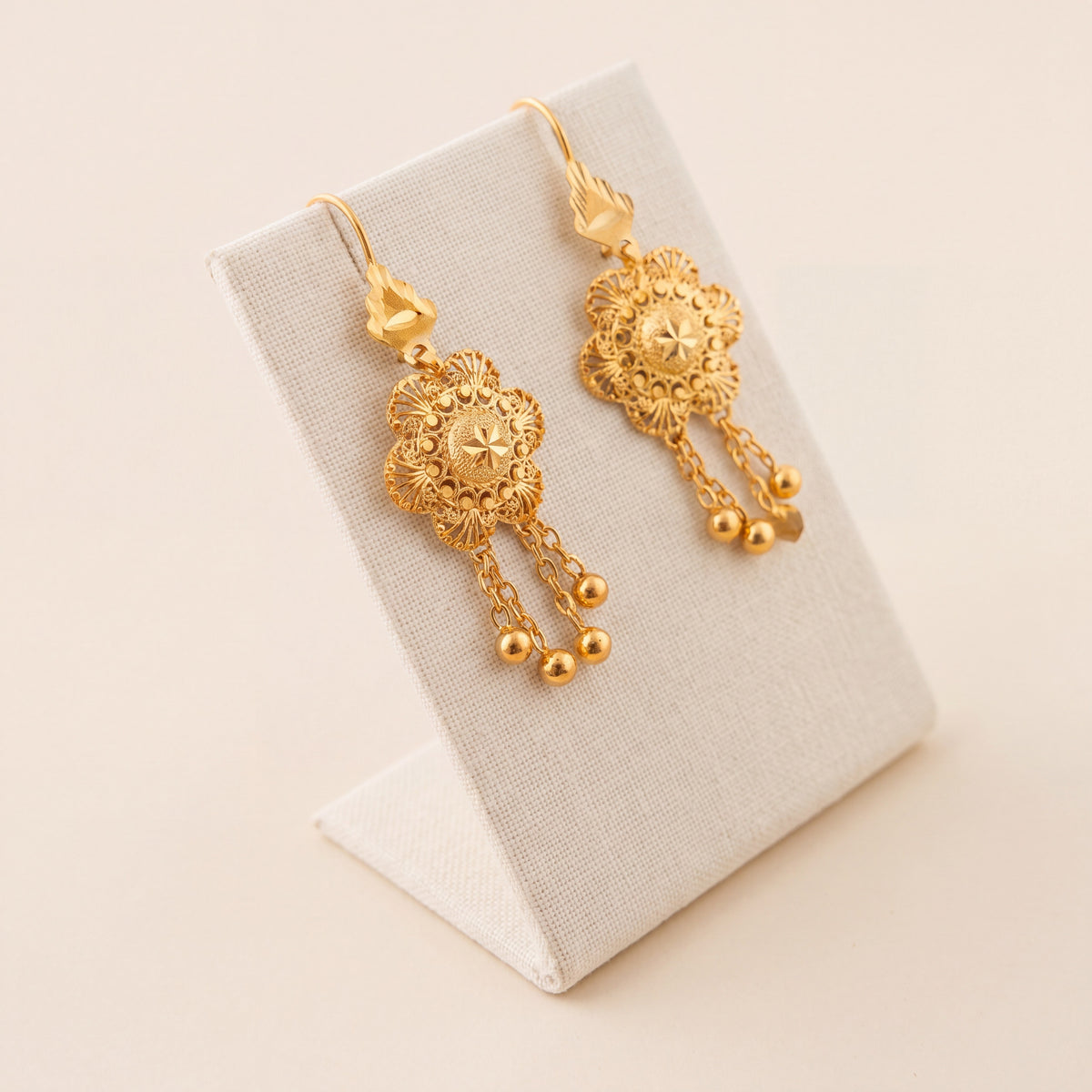 RP Earrings 8, 925 silver 24K gold plated