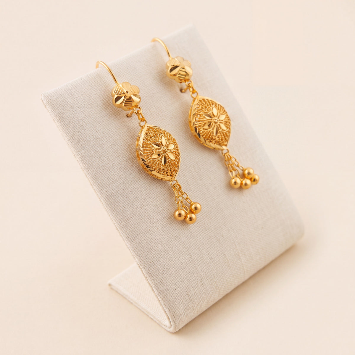 RP Earrings 9, 925 silver 24K gold plated