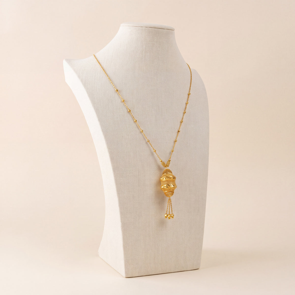 RP Mala Necklace 1, 925 silver 24K gold plated