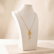 RP Mala Necklace 2 on travertine