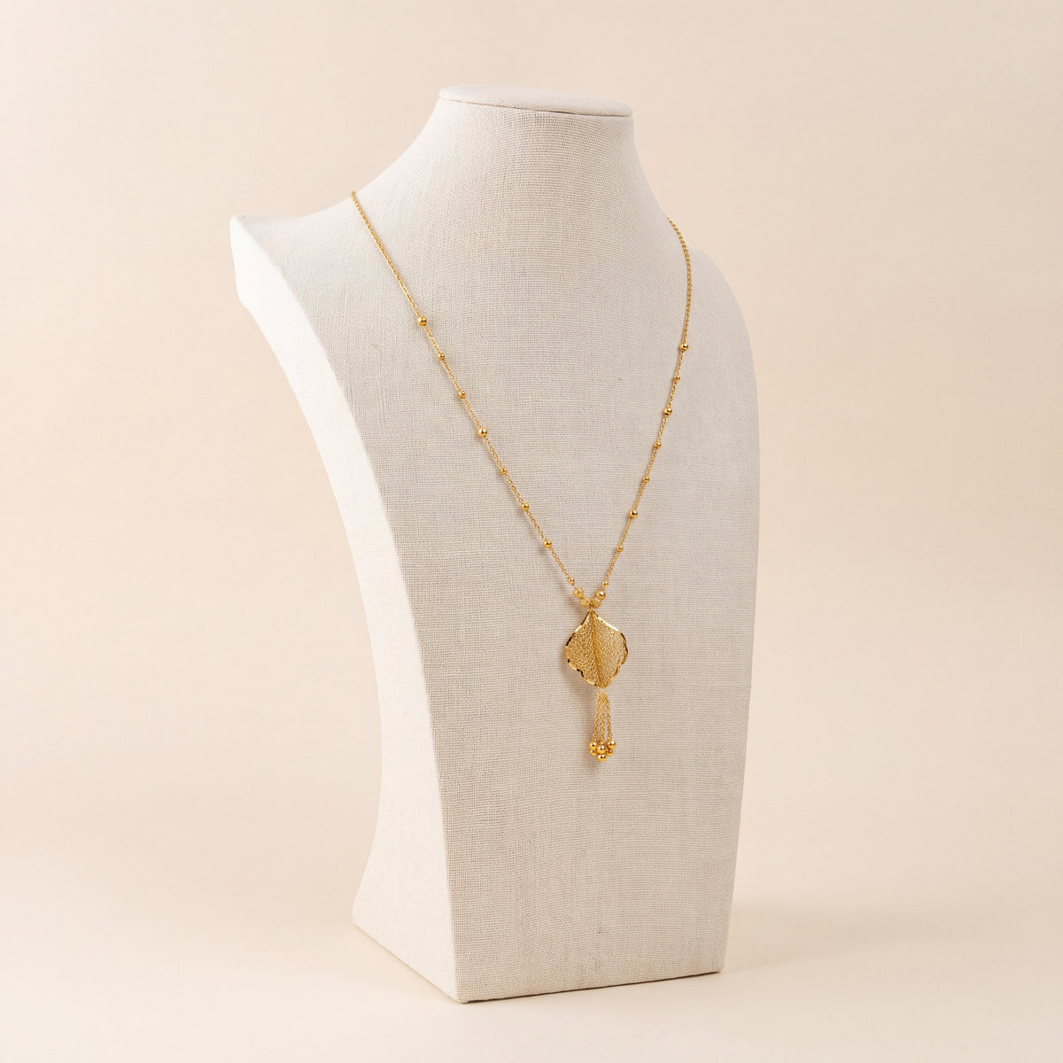 RP Mala Necklace 2, 925 silver 24K gold plated