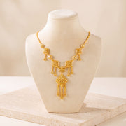 RP Necklace 10 on travertine
