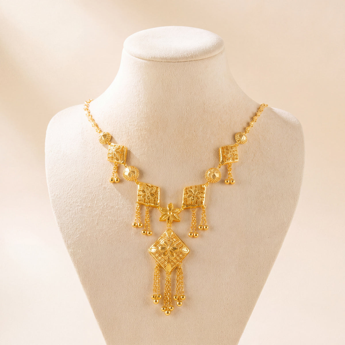 RP Necklace 10, 925 silver 24K gold plated