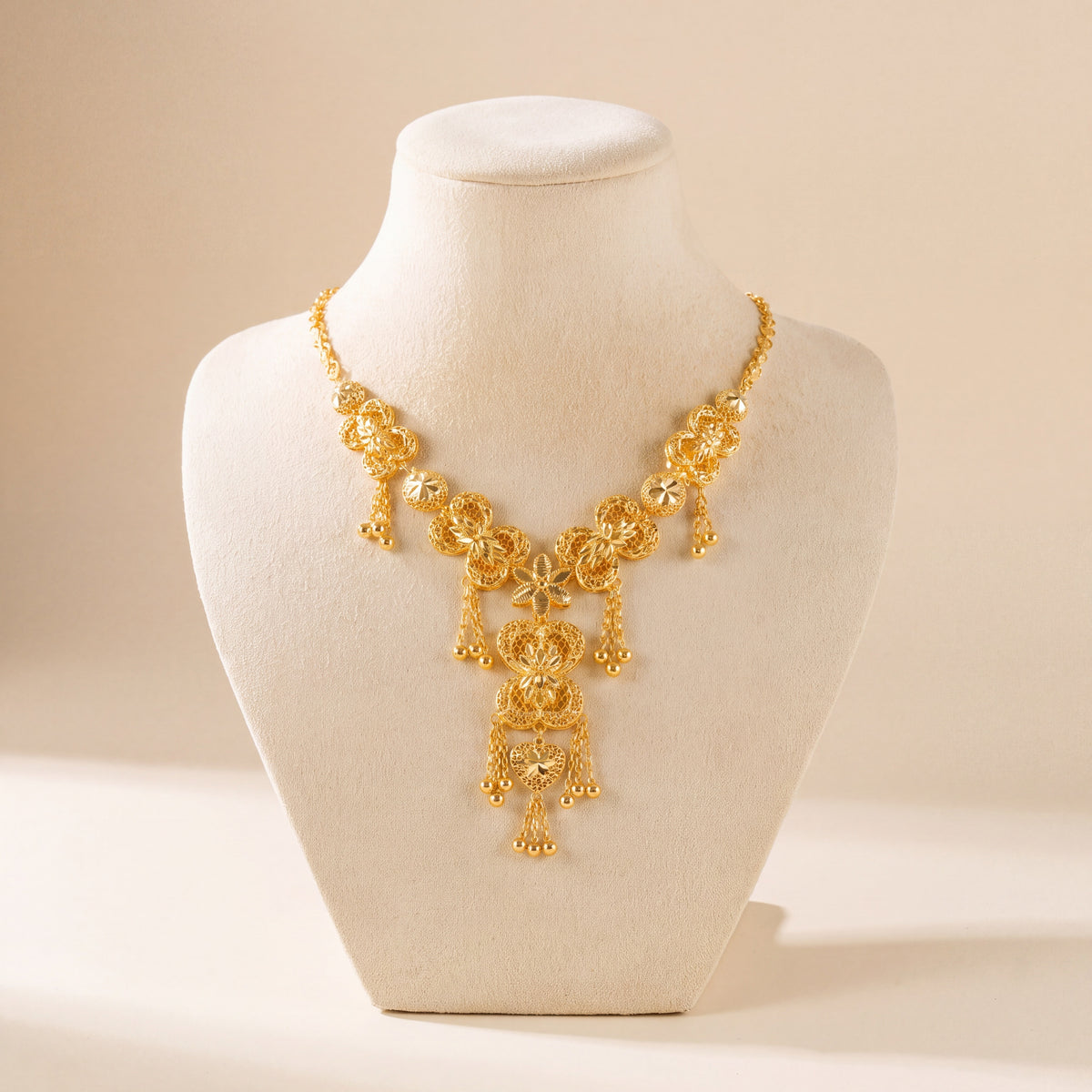 RP Necklace 11, 925 silver 24K gold plated