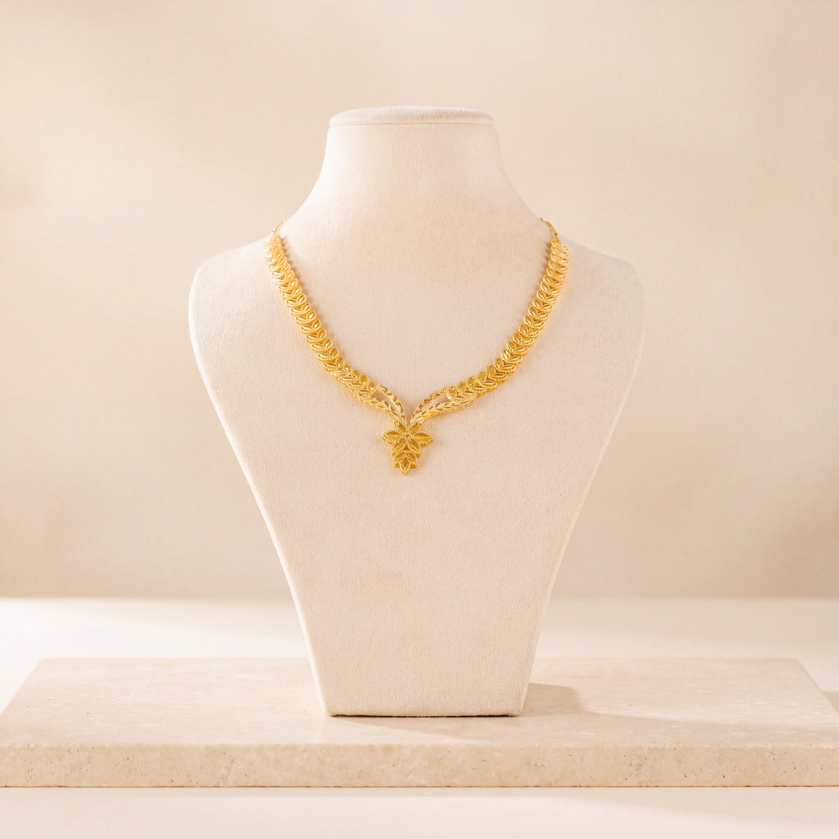 RP Necklace 3 on travertine