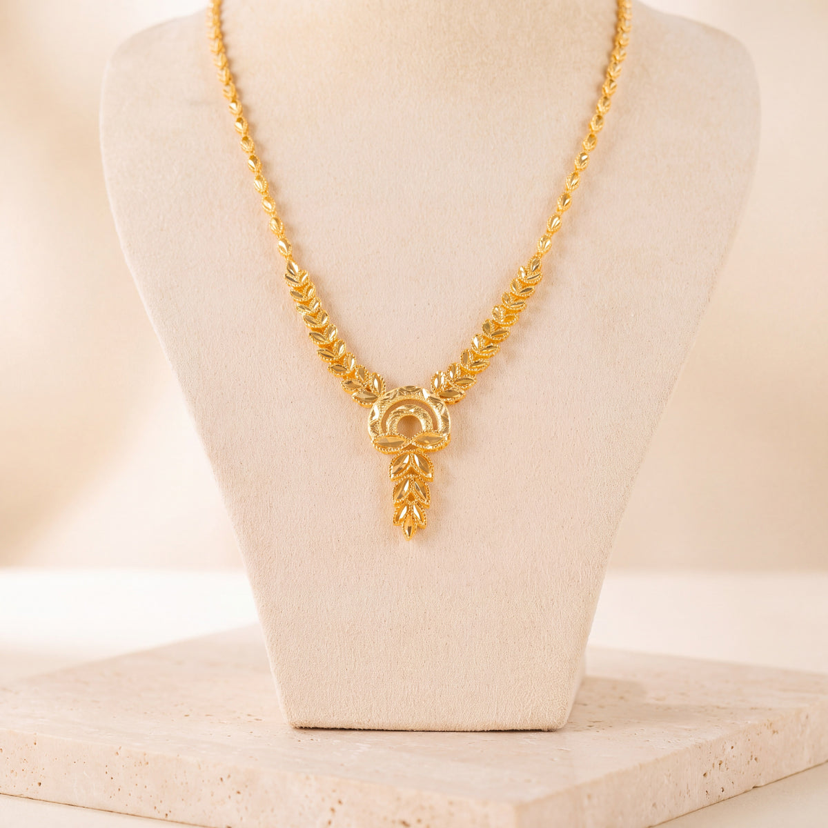 RP Necklace 4 on travertine