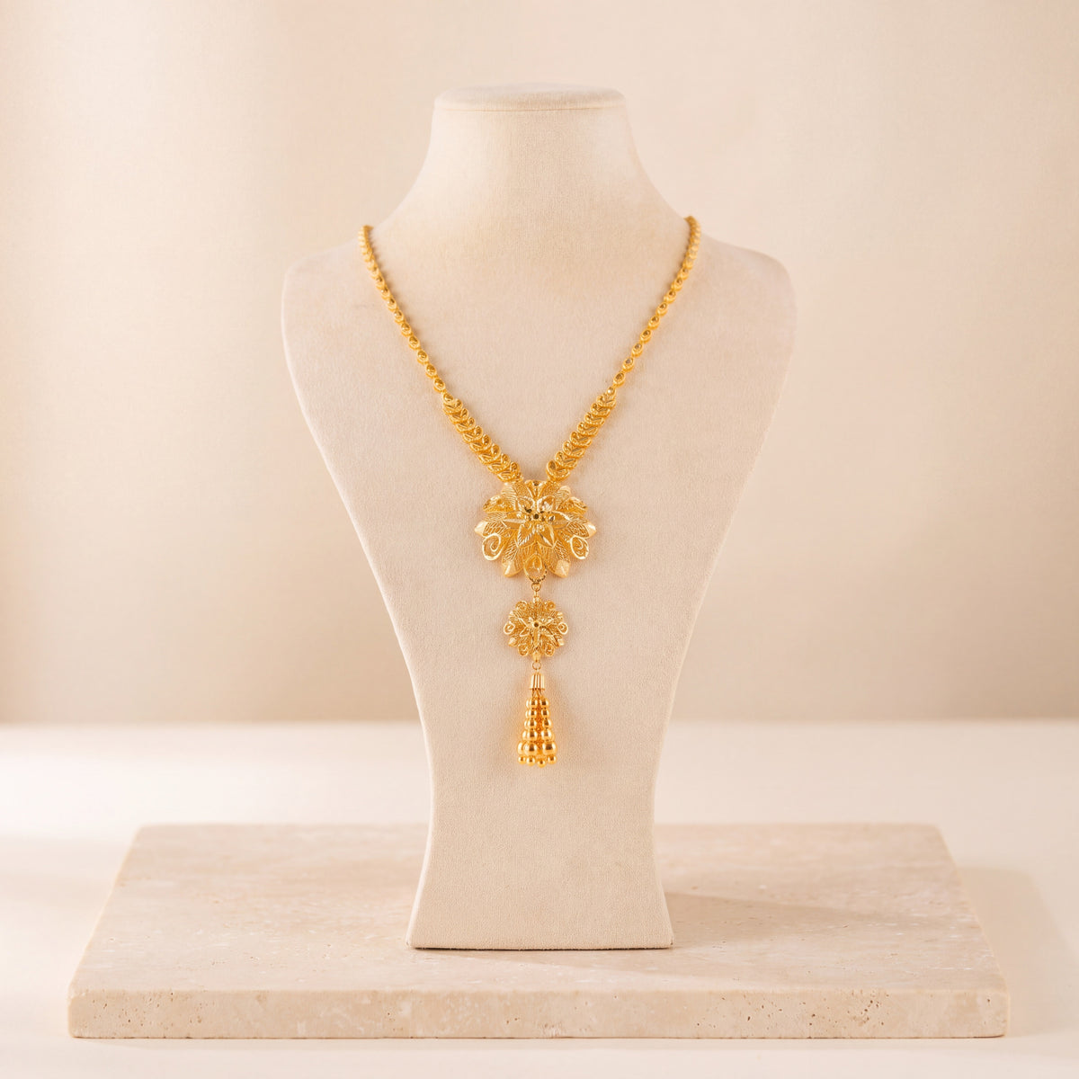 RP Necklace 7 on travertine