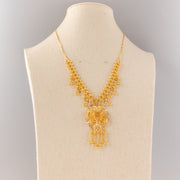 RP Necklace (D15) - 925 Silver & 24K Gold Plated - Falaq Jewellery Oman