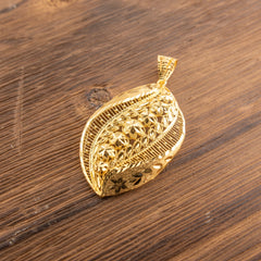 RP Pendants D97 — 925 silver, gold-plated filigree pendant